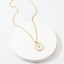 Carica l&#39;immagine nel visualizzatore di Gallery, Simple Stars Moon Necklaces Fashion Europen Alloy Oil Drop Women Long Heart Round Golden Pendant Necklace Jewelry For Girls