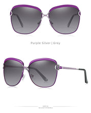 Load image into Gallery viewer, Polarized Ladies Sunglasses Women Gradient Lens Round Sun Glasses Square Luxury Brand Oculos Lunette De Soleil Femme