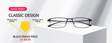 Carica l&#39;immagine nel visualizzatore di Gallery, Gmei Optical Rectangular Ultralight TR90 Business Men Glasses Frame Prescription Eyeglasses Frames Women Full Rim Eyewear G6087