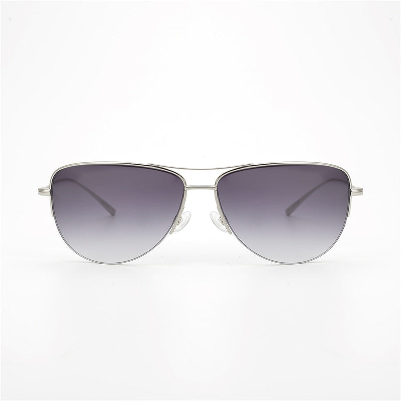 Super light 12g Strummer Sunglasses Pure Titanium Frame with Gradient lens Pilot Sunglasses Men Unisex OV1004S sunglasses