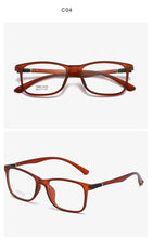 Load image into Gallery viewer, Transparent Jelly Color Square Computer Glasses Frame Ultralight TR90 Clear Mirror Literary Prescription Eyeglasses Women Men