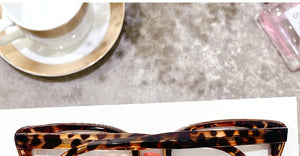 Leopard Cat Eye Prescription Glasses Frame Women Optical Myopia Eyeglasses Frame Female Anti Blue Light Computer Spectacles TR90