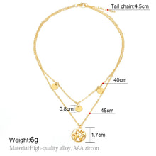 Load image into Gallery viewer, 2020 Gold Long Chain Necklace Chokers For Women Multilayer Geometric Cross Pendant Necklaces Boho Maxi Statement Party Jewelry