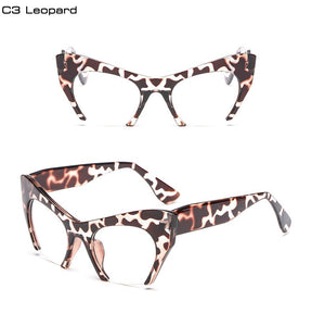 Retro Women Half Frame Cat Eye Glasses Frames Fashion Optical Frame