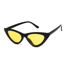Load image into Gallery viewer, Cute Sexy Retro Cat Eye Sunglasses Women Small Black White Triangle Vintage  Ladies Sun Glasses Red Female UV400
