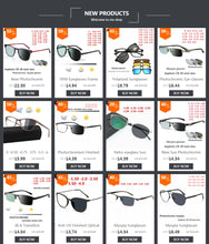 Load image into Gallery viewer, 0 -0.50 -0.75 -175 -5.5 -6 Metal frame Photochromic Sunglasses Chameleon Lens Myopia Glasses Women Short-sighted Eyeglasses