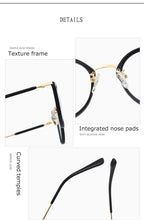 Load image into Gallery viewer, Round Anti Blue Light Computer Glasses Women Men Prescription Reading Ladies 2022 Eyeglasses Frame Radiation Protection Lens