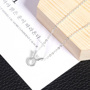 Men Women 12 Horoscope Zodiac Sign Gold Pendant Necklace Aries Leo 12 Constellations Jewelry Kids Christmas Gifts 19NOV91