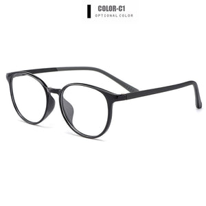 Gmei Optical Women Ultralight TR90 Round Glasses Frame Prescription Eyeglasses Myopia Optical Frames Female Eyewear M2069