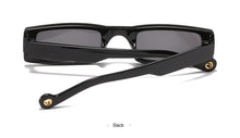 Carica l&#39;immagine nel visualizzatore di Gallery, Trendy piccolo rettangolo occhiali da sole donne 2022 Y2k Steampunk anni &#39;90 occhiali da sole UV400 gotico vacanza spiaggia Cat Eye Hippie Eyewear