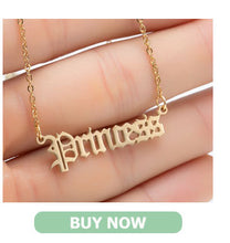 Carica l&#39;immagine nel visualizzatore di Gallery, Personalize Year Number Necklaces for Women Custom Year 1980 1989 2000 Birthday Gift from 1980 to 2019