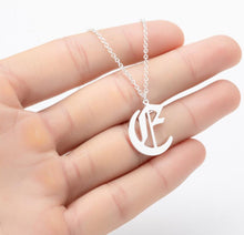 Load image into Gallery viewer, Stainless Steel Gold Color Chain Special Designed Initials Necklace A/B/C/D/E/F Custom Letter Necklace for Women