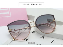 Load image into Gallery viewer, New Women Sunglasses Rimless UV400 Brand Designer High Quality Gradient Sun Glasses Female oculos