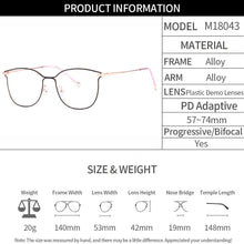 Load image into Gallery viewer, Gmei Optical Trendy Urltra-Light Titanium Alloy Women Full Rim Glasses Frames For Myopia Reading Prescription Eyeglasses M18043