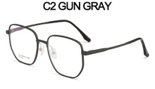Load image into Gallery viewer, Gmei Optical Business Men Aluminum Magnesium Square Glasses Frame With Spring Hinges Brand Designer Spectacles Frames GF9008