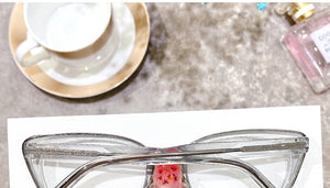 Leopard Cat Eye Prescription Glasses Frame Women Optical Myopia Eyeglasses Frame Female Anti Blue Light Computer Spectacles TR90