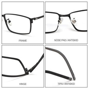 Men Business Titanium Alloy Optical Full Rim Glasses Frame S6606 For Male's Prescription Spectacles Eyeglasses Frames