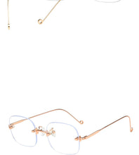Load image into Gallery viewer, 2022 Women Glasses Frame Luxury Eyeglasses Frame Women Anti Blue Light Eyewear Optics Brand Women Frameless Spectacle