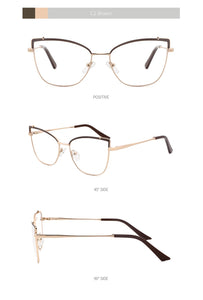 Optical Glasses Frame Women New Fashion Vintage Cat Eye Prescription Eyeglasses Women Myopia Spectacle Eyewear MG3574