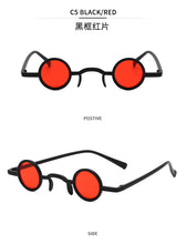 Load image into Gallery viewer, New Classic Retro Gothic Vampire Style Cool Sunglasses Women Small Round Frame SteamPunk Brand Design Sunglasses Oculos De Sol