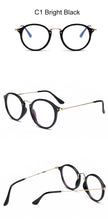 Carica l&#39;immagine nel visualizzatore di Gallery, 2022 Round Glasses Frame Glasses Women Mirror Eyeglasses Frames Women/Men Anti Blue Light Glasses Okulary
