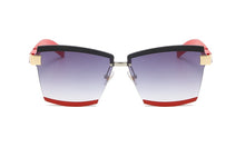 Load image into Gallery viewer, 47391 Rimless Luxury Sunglasses Square Men Women Fashion Shades UV400 Vintage Glasses