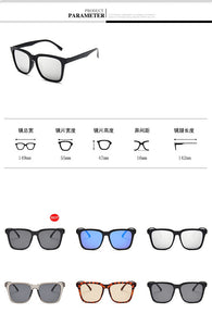 Sunglasses Vintage Male Square Frame Sunglasses Oculos Vintage Eye Glasses Sun Glasses Luxury Design Shades gafas de sol NH1192
