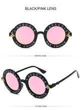 Load image into Gallery viewer, Retro Round Sunglasses Women Luxury Brand Designer Bee Frame Circle Sun Glasses Fashion Female Eyewear Oculos De Sol