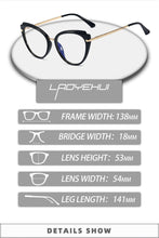 Load image into Gallery viewer, Unusual Cat Eye Optical Blue Light Glasses Frames For Women Computer Gaming Decorative Eyeglasses Women&#39;s Prescription Glasses