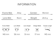 Load image into Gallery viewer, Big Cat Eye Optical Glasses Frame Women Myopia Prescription Eye glasses Frame Ladies Anti Blue Light Computer Spectacles Frame