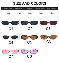 Load image into Gallery viewer, Pink Retro Sunglasses Oval Sunglasses Women Retro Brand Designer Vintage Ladies Cat Eye Pink Sun Glasses UV400  Nicki Minaj