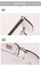 Load image into Gallery viewer, Anti-blue light Finished Myopia Glasses Rimless Eyeglasses Students Short Sighted Eyewear -1.0 -1.5 -2 -2.5 -3 -3.5 -4