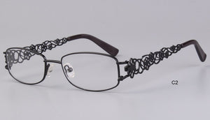 Black red Eyewear for Prescription Eyeglasses Women Myopia full rim Glasses Frame Men montures de lunette Silicone stipule