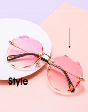 Load image into Gallery viewer, Oulylan Rimless Sunglasses Women Luxury Trimming Gradient Shades Sun Glasses Ladies Vintage Framless Eyewear UV400
