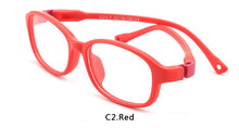 Load image into Gallery viewer, Square Unisex TR90 Flexible Ultralight Glasses Frame Kids Optical Clear Silicone Eyeglasses Boy Girls UV400