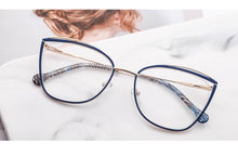 Load image into Gallery viewer, Metal Glasses Frame Women Cat Eye Myopia Computer Eyeglasses Frame  Lady Stylish Eyewear High Quality MS3535