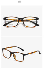 Load image into Gallery viewer, Transparent Jelly Color Square Computer Glasses Frame Ultralight TR90 Clear Mirror Literary Prescription Eyeglasses Women Men