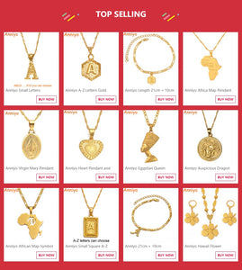 Egyptian Queen Nefertiti Pendant Necklaces Women Men Jewelry Silver Color/Gold Color Wholesale Jewellery African
