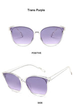 Load image into Gallery viewer, New Classic Oval Red Women Sunglasses Female Vintage Luxury Plastic Brand Designer Cat Eye Sun Glasses UV400 Fashion