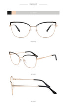 Load image into Gallery viewer, Optical Glasses Frame Women New Fashion Vintage Cat Eye Prescription Eyeglasses Women Myopia Spectacle Eyewear MG3574