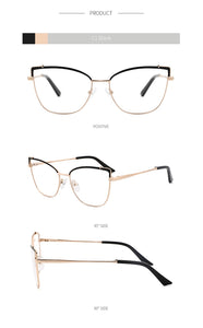 Optical Glasses Frame Women New Fashion Vintage Cat Eye Prescription Eyeglasses Women Myopia Spectacle Eyewear MG3574