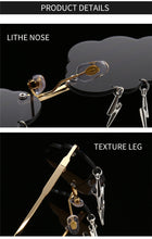 Carica l'immagine nel visualizzatore di Gallery, Rimless Sunglasses Women's Personality Funny Party Flash Steampunk Sunglasses Trendy Clouds Decoration Glasses Eyeglass