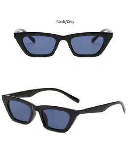 vintage Black Rectangle Shades Sun Glasses For Women Fashion 2022 New Fashion Small Square Sunglasses Woman Luxury Brand UV400
