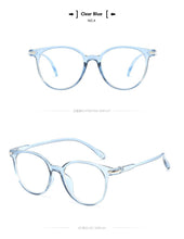 Load image into Gallery viewer, 2022 Clear Glasses Women Anti Blue Light Eyeglasses Computer Gaming Goggles Vintage Round Fake Glasses Optical Spectacle Frame