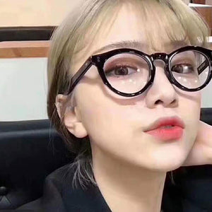 High Quality Korean Brand GENTLE  Milan Eyeglasses Frames Women Men Round Acetate Prescription Reading Glasses Frames With Case