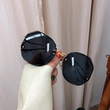 Load image into Gallery viewer, Oulylan Rimless Sunglasses Women Fashion Metal Bent leg Gradient Sun Glasses Ladies Sexy Blue Pink Eyewear Vintage Shades UV400
