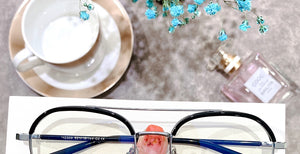 Aviation Transparent Optical Glasses Frame Women Clear Myopia Prescription Eyeglasses Frame UV Anti Blue Light Computer Eyewear