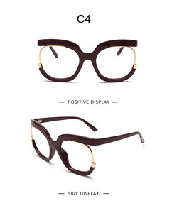 Retro Square Optical Glasses Frames Men Women Fashion Prescription Glasses Clear Lens Eyeglasses Spectacle Frame Unisex