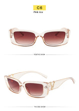 Load image into Gallery viewer, Fashion Rectangle Brand Sunglasses Women Vintage Classic Eyewear 2022 Men Trending  Sun Glasses Shades anti-ultraviolet UV400