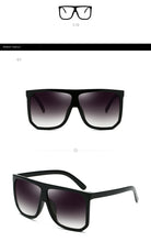 Load image into Gallery viewer, Sexy Square Sunglasses Women Fashion Brand Oversized Sun Glasses Female Black Brown Shades for Men Ladies Lunette Femme Oculos